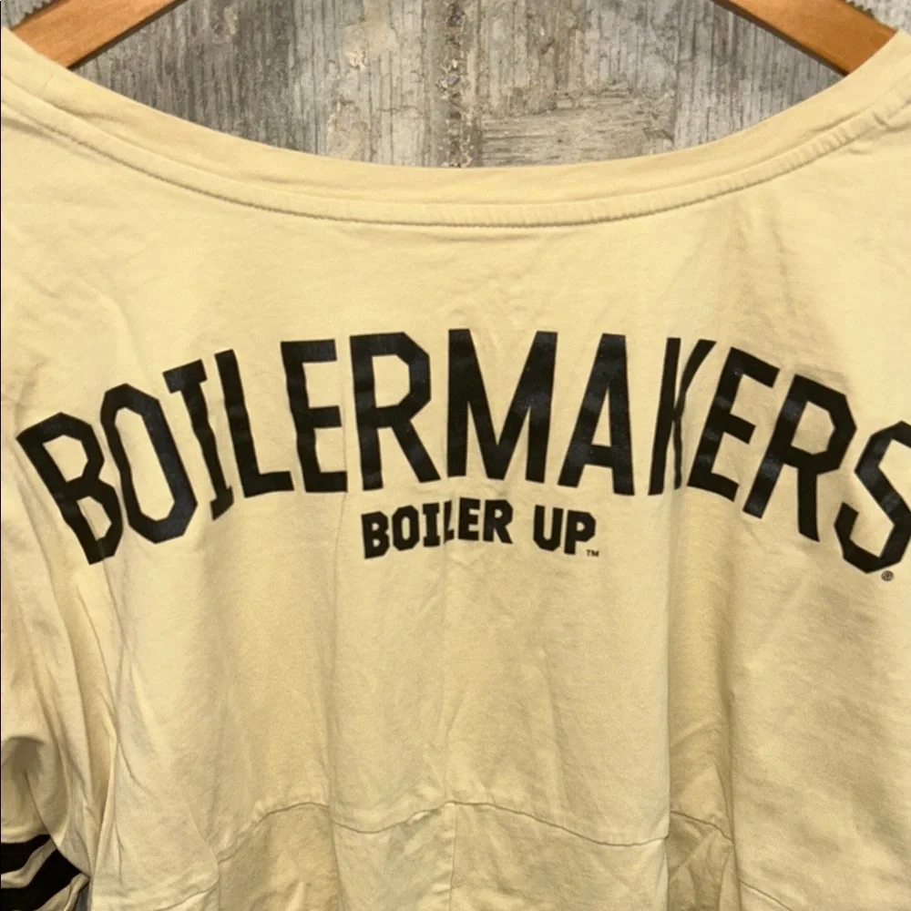 Nike Women’s‎ Purdue University Boilermakers Cream Long Sleeve Black Accents XXL